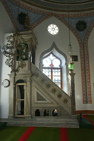 Situata Istanbul Turchia Moschea Tomba Bala Suleyman Aga Costruita Nel — Foto Stock
