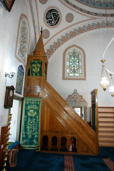 Gelegen Istanbul Turkije Werd Cezeri Kasim Pasja Moskee Gebouwd Aan — Stockfoto