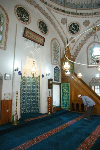 Gelegen Istanbul Turkije Werd Cezeri Kasim Pasja Moskee Gebouwd Aan — Stockfoto