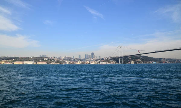Das Leben Bosporus Ist Immer Aktiv — Stockfoto