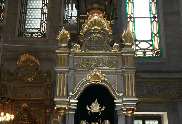 Εγιούπ Σουλτάν Τζαμί Οποίο Βρίσκεται Στην Κωνσταντινούπολη Της Τουρκίας Χτίστηκε — Φωτογραφία Αρχείου