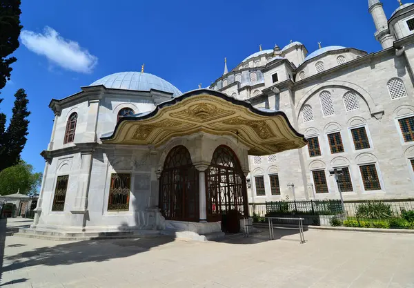 Tomb Fatih Sultan Mehmet Ligger Istanbul Turkiet Och Del Fatih — Stockfoto