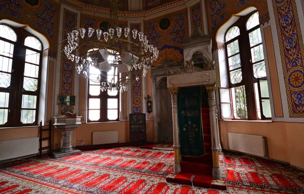Fuat Pasha Mecset Sír Található Sultanahmet Törökország Épült Században Szokatlan — Stock Fotó