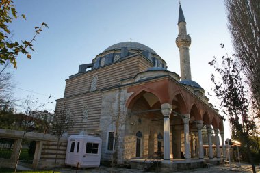 İstanbul hindisi. 18 Aralık 2010. İstanbul, Türkiye 'de yer alan Hadim Paşa Camii 16. yüzyılda Mimar Sinan tarafından inşa edildi..