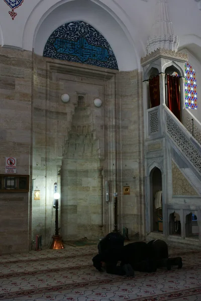 伊斯坦布尔土耳其 December 2010 Hadim Ibrahim Pasha清真寺位于土耳其伊斯坦布尔 由Mimar Sinan建于16世纪 — 图库照片