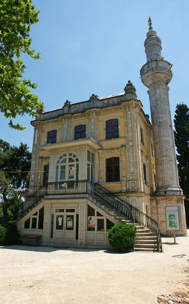 Die Hamidiye Moschee Der Türkischen Inselstadt Wurde 1895 Erbaut — Stockfoto