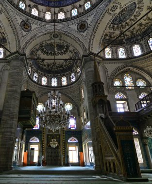İstanbul hindisi. 30 Temmuz 2017. Hekimoğlu Ali Paşa Camii İstanbul, Türkiye 'de büyük bir kompleks. 1734-1735 yılları arasında inşa edilmiş..