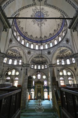 İstanbul hindisi. 30 Temmuz 2017. Hekimoğlu Ali Paşa Camii İstanbul, Türkiye 'de büyük bir kompleks. 1734-1735 yılları arasında inşa edilmiş..