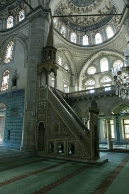 İstanbul hindisi. 30 Temmuz 2017. Hekimoğlu Ali Paşa Camii İstanbul, Türkiye 'de büyük bir kompleks. 1734-1735 yılları arasında inşa edilmiş..