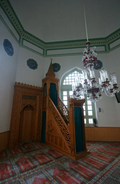 Törökországi Isztambulban Épült Hobyar Mecset 1889 Ben Épült Híres Csempéiről — Stock Fotó