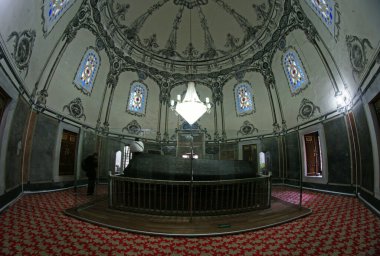 İstanbul, Türkiye 'de bulunan Sultan II. Beyazit Mezarı, 1514 yılında inşa edildi..