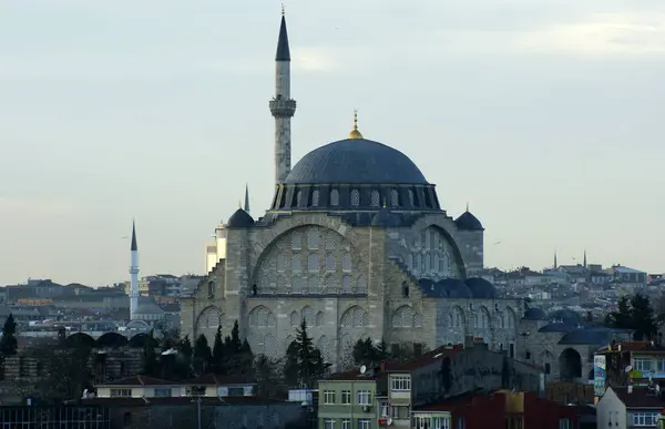Mezquita Complejo Mihrimah Sultan Ubicado Distrito Edirnekapi Turquía Fue Construido —  Fotos de Stock