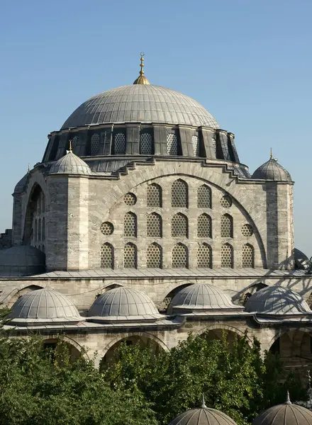 Mosquée Complexe Mihrimah Sultan Situé Dans District Edirnekapi Turquie Été — Photo