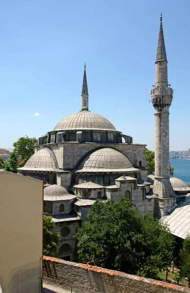 Mihrimah Sultan Mosque Complex Located Uskudar District Turkey Built Mimar — Stock Photo, Image