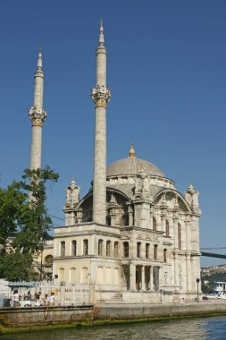 Türkiye 'nin İstanbul kentindeki Ortakoy Camii 1854 yılında inşa edildi..