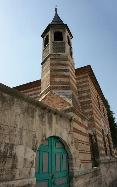 Található Eyup Törökország Silahi Mehmet Mecset Épült Században Minaret Figyelemre — Stock Fotó