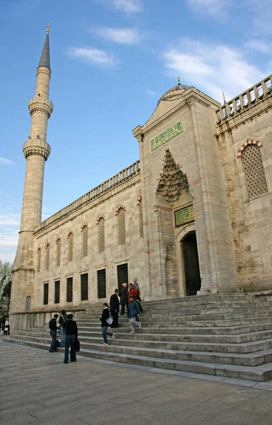 Błękitny Meczet Został Zbudowany Stambule Turcji 1617 Roku Najsłynniejszy Meczet — Zdjęcie stockowe