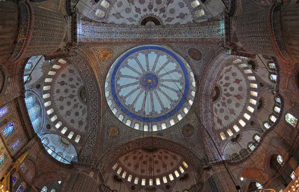 Μπλε Τζαμί Χτίστηκε 1617 Στην Ιστανμπούλ Της Τουρκίας Είναι Πιο — Φωτογραφία Αρχείου