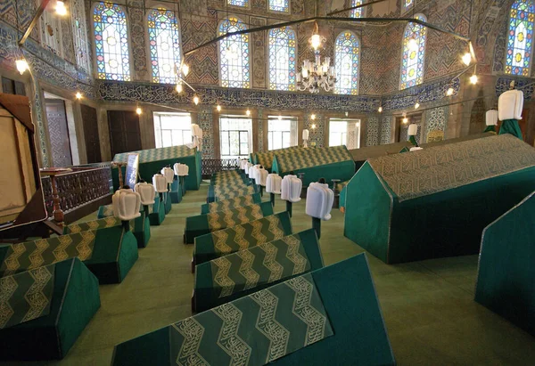 Ubicada Estambul Turquía Tumba Sultanahmet Fue Construida Siglo Xvii Sultanes — Foto de Stock
