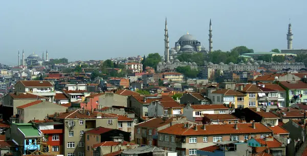Mezquita Complejo Suleymaniye Ubicado Estambul Turquía Fue Construido Por Mimar —  Fotos de Stock