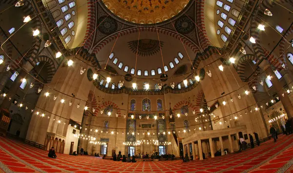 Suleymaniye Τζαμί Και Συγκρότημα Που Βρίσκεται Στην Κωνσταντινούπολη Τουρκία Χτίστηκε — Φωτογραφία Αρχείου