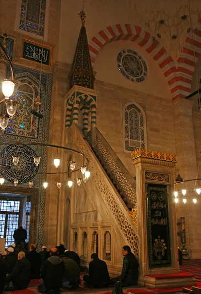 Meczet Kompleks Suleymaniye Położony Stambule Turcja Został Zbudowany Przez Mimara — Zdjęcie stockowe