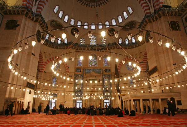 Suleymaniye Τζαμί Και Συγκρότημα Που Βρίσκεται Στην Κωνσταντινούπολη Τουρκία Χτίστηκε — Φωτογραφία Αρχείου