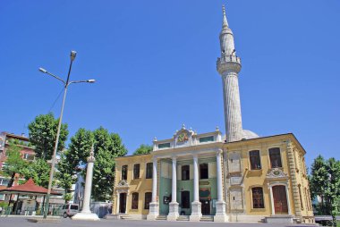 Tesvikiye Mosque, located in Istanbul, Turkey, was built in 1854. It is one of the most famous mosques in Istanbul.