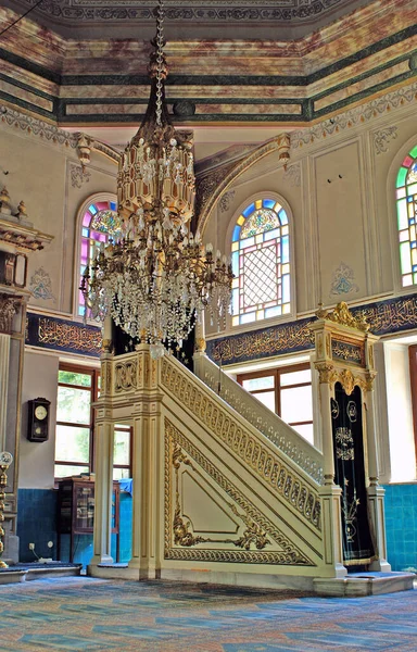 Tesvikiye Mosque Located Istanbul Turkey Built 1854 One Most Famous — Foto Stock