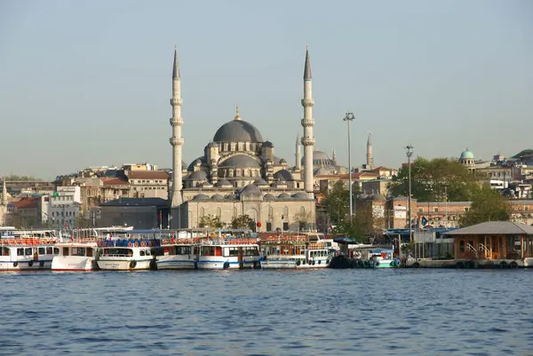 Istanbul Turkiet Byggdes Den Nya Moskén 1665 Det Största Moskéerna — Stockfoto