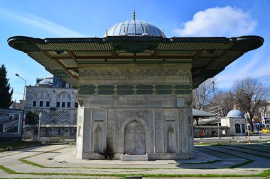 Tophane Çeşmesi İstanbul, Türkiye 'de.