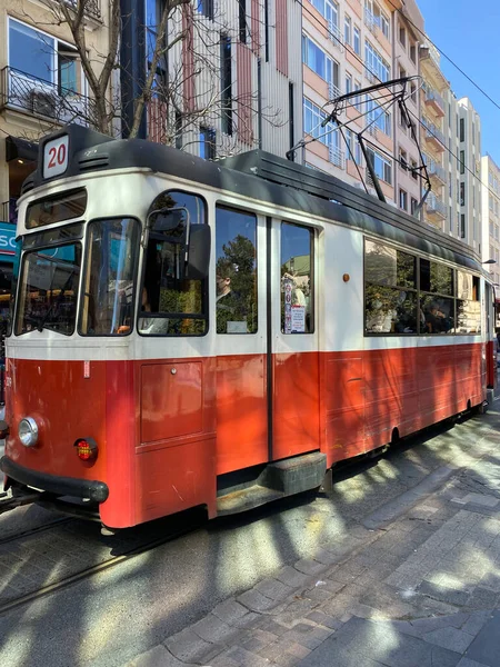 Метро Трамвай Стамбуле Турция — стоковое фото