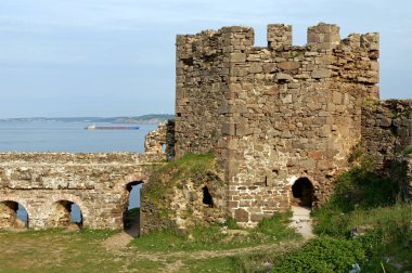 İstanbul, Türkiye 'deki Rumeli Feneri Şatosu.