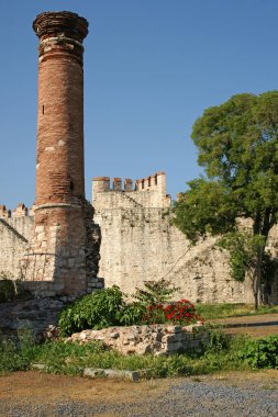 İstanbul, Türkiye 'deki Yedikule Zindanları, 1458 yılında Osmanlılar tarafından inşa edildi..