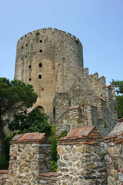 Roce 1452 Byly Tureckém Istanbulu Postaveny Rumunské Pevnostní Zdi Byl — Stock fotografie