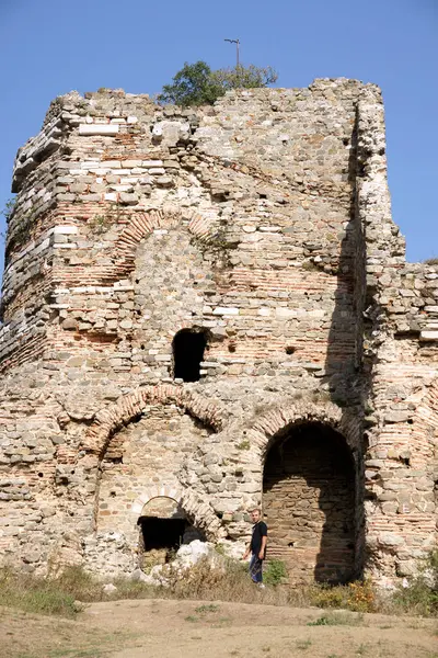 Gelegen Istanbul Turkije Yoros Castle Een Kasteel Uit Oost Romeinse — Stockfoto