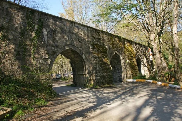 Historical Ayvat Aqueduct Istanbul Turkey — Stock fotografie