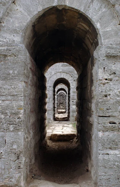 Das Aquädukt Von Egri Istanbul Wurde Jahrhundert Von Mimar Sinan — Stockfoto