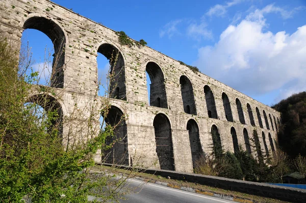 Nachází Istanbulu Turecko Egri Aqueduct Byl Postaven Mimar Sinan Století — Stock fotografie