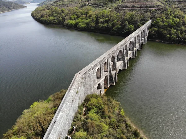 Das Aquädukt Maglova Istanbul Wurde Jahrhundert Von Mimar Sinan Erbaut — Stockfoto
