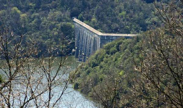 Beläget Istanbul Turkiet Maglova Aqueduct Byggdes Mimar Sinan 1500 Talet — Stockfoto