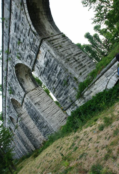 Localizado Istambul Turquia Aqueduto Bahcekoy Foi Construído Século Xviii — Fotografia de Stock