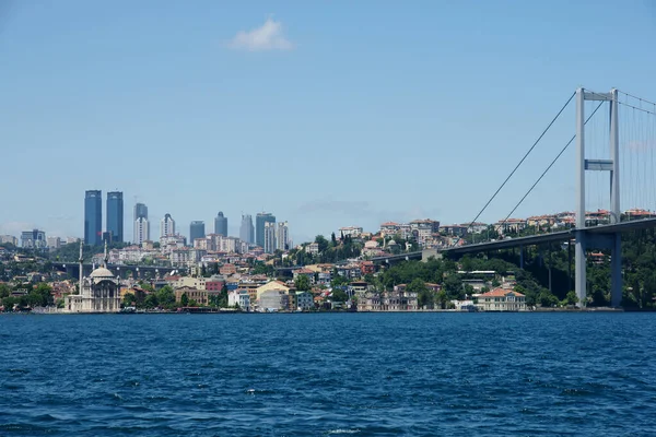 Bosporus Brücke Eine Der Drei Brücken Über Den Bosporus Istanbul — Stockfoto