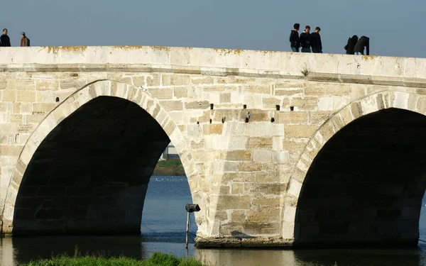 Puente Sultan Suleyman Kanuni Situado Buyukcekmece Turquía Fue Construido Por —  Fotos de Stock