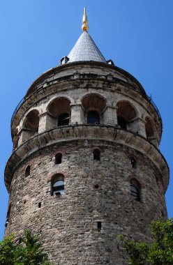 İstanbul, Türkiye 'deki Galata Kulesi.