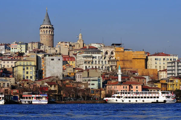 Galata Toren Istanboel Turkije — Stockfoto