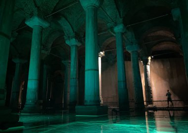 Bazilika Sarnıcı İstanbul, Türkiye 'de.