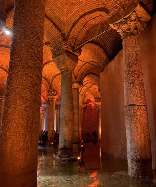 Bazilika Sarnıcı İstanbul, Türkiye 'de.