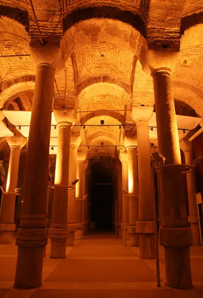 Binbirdirek Cistern Położony Stambule Turcja Został Zbudowany Okresie Bizantyjskim — Zdjęcie stockowe