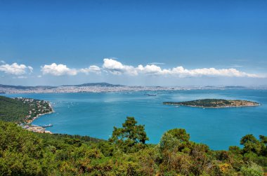 İstanbul adalarından bir manzara
